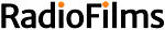 the official logo for radio films, the san serif version
