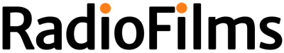 the official logo for radio films, the san serif version
